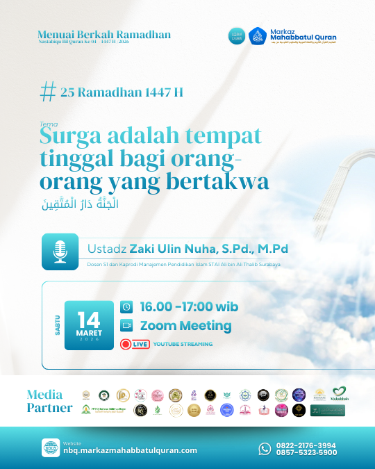 14 mar - Ustadz Zaki Ulin Nuha, S.Pd., M.Pd